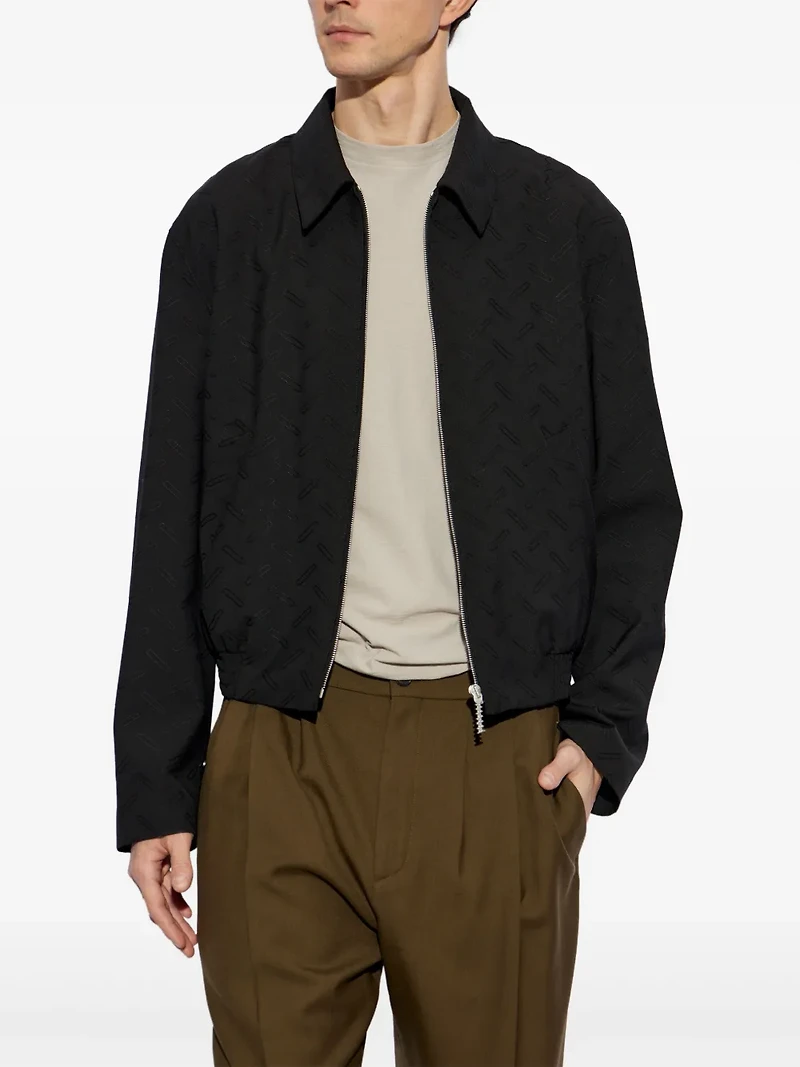 MARNI - Virgin Wool Bomber Jacket in Black