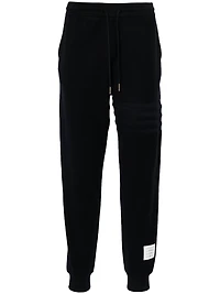 THOM BROWNE - 4 Bar Reverse Loopback Track Pants in Navy