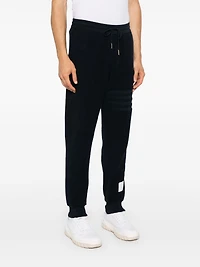 THOM BROWNE - 4 Bar Reverse Loopback Track Pants in Navy