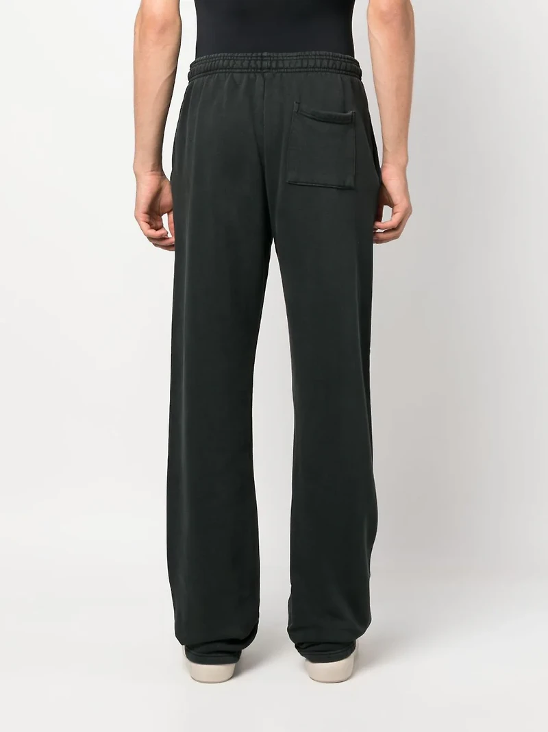 ENTIRE STUDIOS - Straight Leg Sweatpants in Washed Black