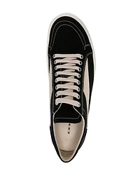 RICK OWENS DRKSHDW - Low Vintage Sneakers in Black/Milk