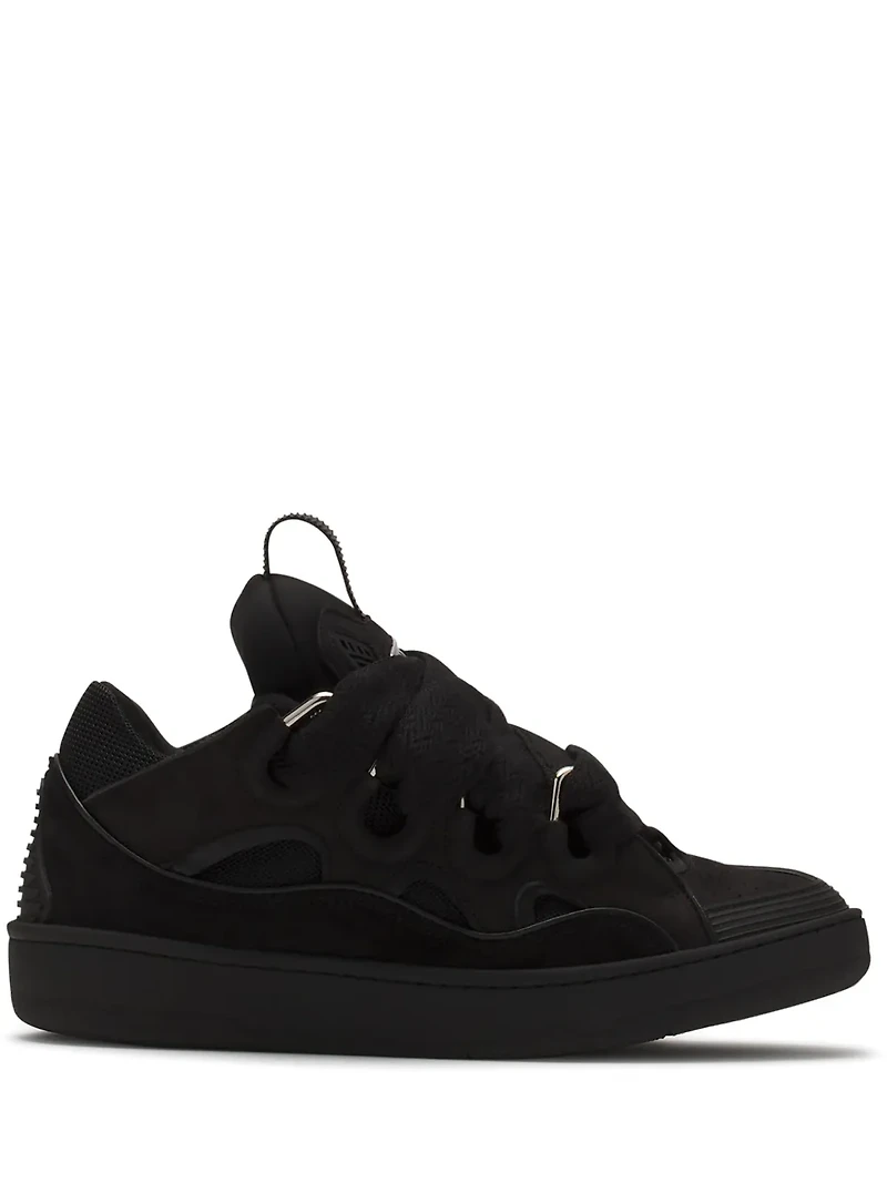 LANVIN - Curb Sneakers in Black/Black