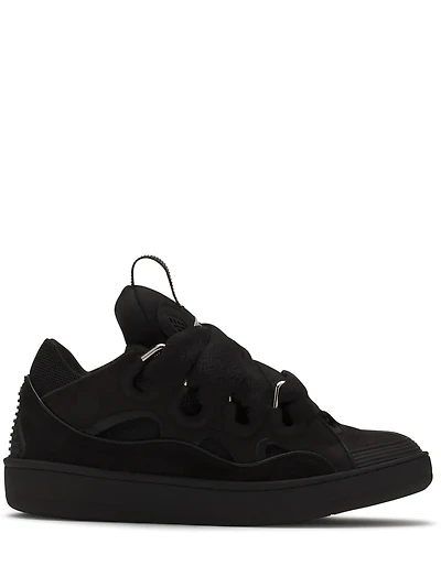 LANVIN - Curb Sneakers in Black/Black