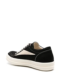 RICK OWENS DRKSHDW - Low Vintage Sneakers in Black/Milk