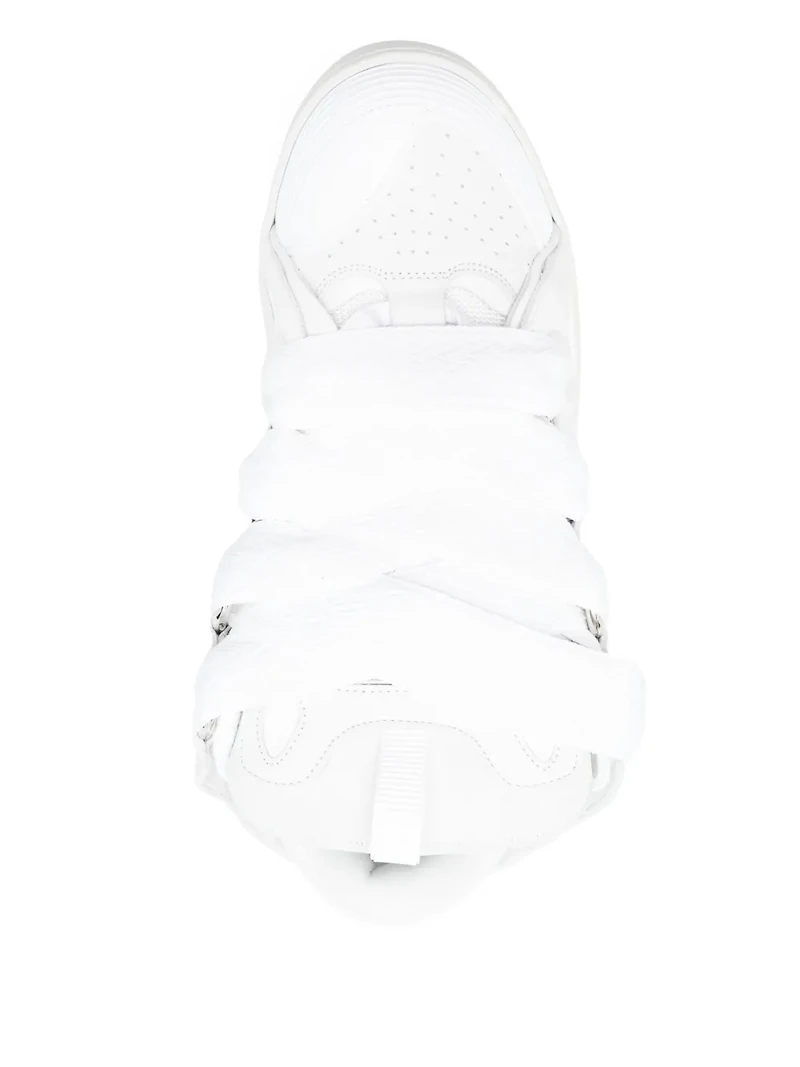 LANVIN - Curb Sneakers in White/White