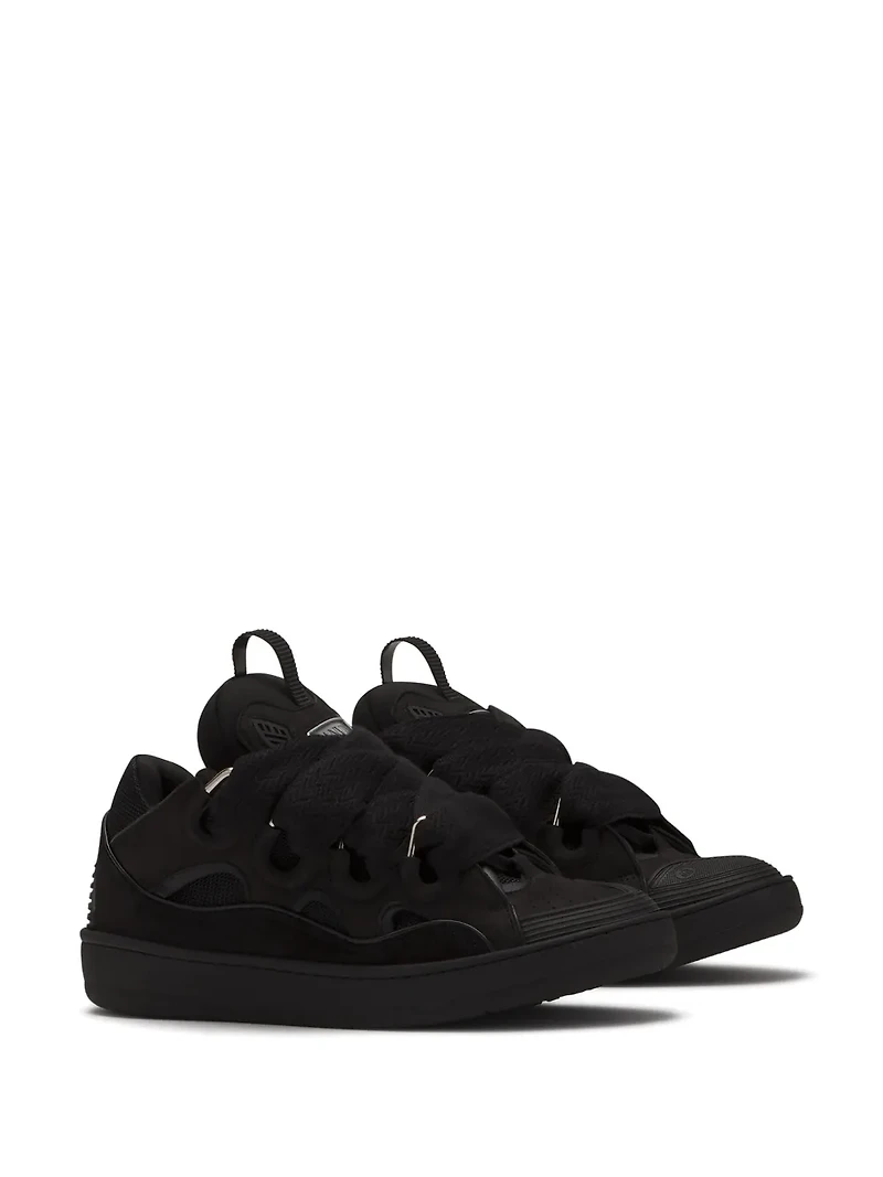 LANVIN - Curb Sneakers in Black/Black