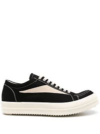 RICK OWENS DRKSHDW - Low Vintage Sneakers in Black/Milk