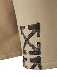 OFF WHITE - Spray Arrow Short in Beige