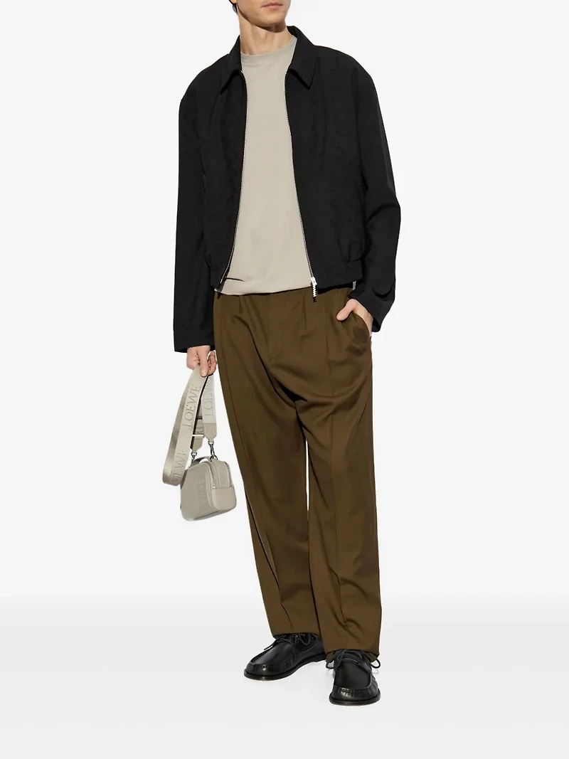 MARNI - Virgin Wool Bomber Jacket in Black