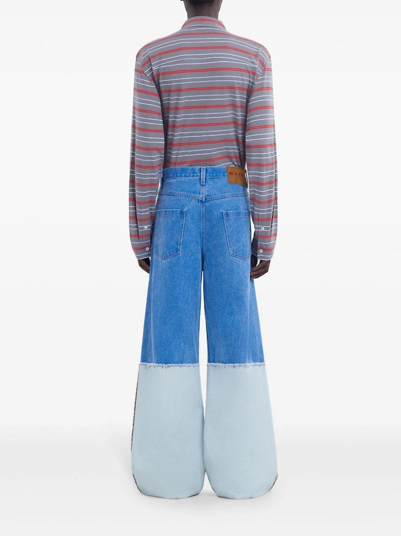 MARNI - Turn Up Hem Blue Jeans