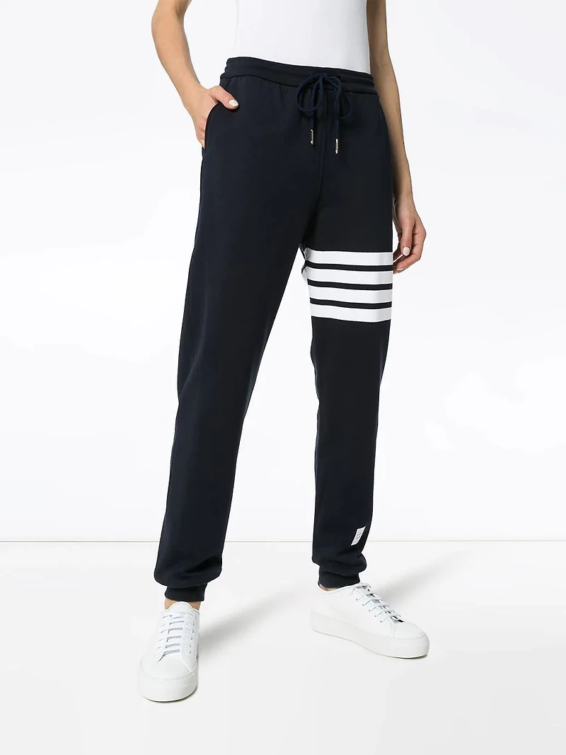THOM BROWNE - Classic 4-Bar Sweatpants in Navy