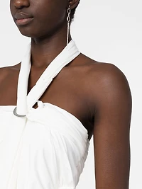 THE ATTICO - Halterneck Top in White