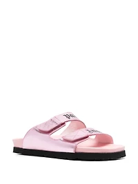 PALM ANGELS - Leather Sandals in Pink
