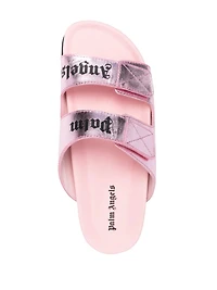 PALM ANGELS - Leather Sandals in Pink