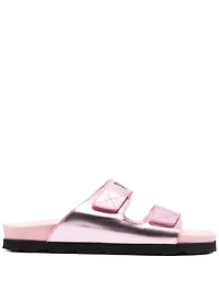 PALM ANGELS - Leather Sandals in Pink