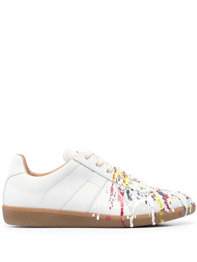 MAISON MARGIELA - Paint Splatter Replica Sneaker White/Multi