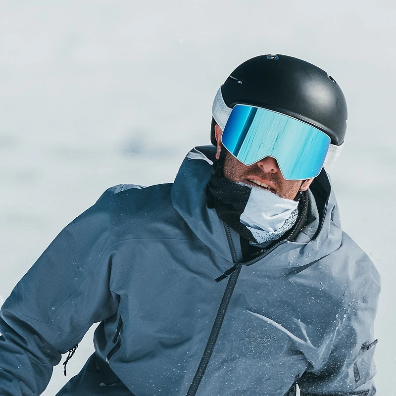 Snow Goggle Face Shield - Monochrome
