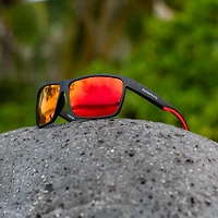 Cayman - Black Red Polarized