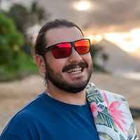 Cayman - Black Red Polarized