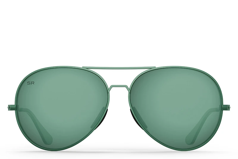 Tangle Free Aviator - Agave Polarized