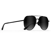 Tangle Free Aviator Hex - Black Fade Polarized