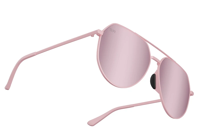 Tangle Free Aviator Hex - Rose Polarized