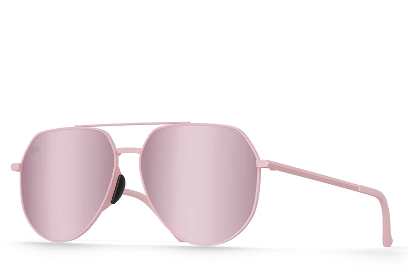 Tangle Free Aviator Hex - Rose Polarized