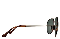 Tangle Free Aviator - Green Tortoise Polarized