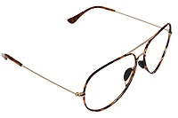 Tangle Free Aviator M/L Rx - Tortoise