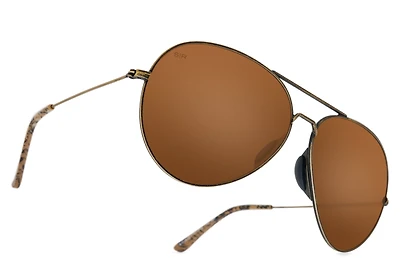 Tangle Free Aviator - Snakeskin Polarized