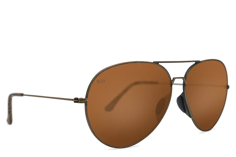Tangle Free Aviator - Snakeskin Polarized