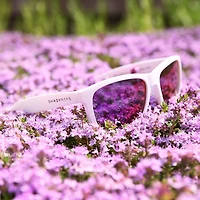 Kid's Signature Series - White Purple Polarized