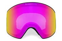 Frontier Snow Goggle Lens - Neon Pink