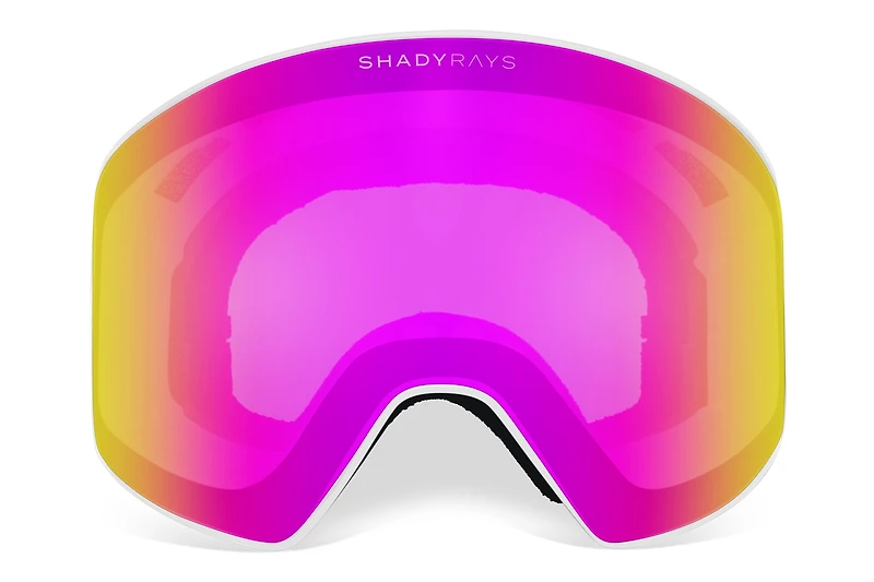Frontier Snow Goggle Lens - Neon Pink