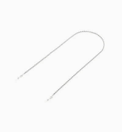 Slender Twist Stainless Eyewear Chain 700 mm