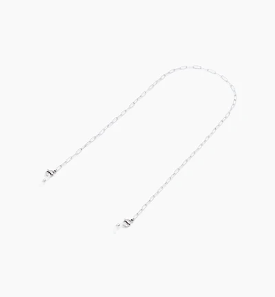 Encrusted Stainless Steel Eyewear Chain