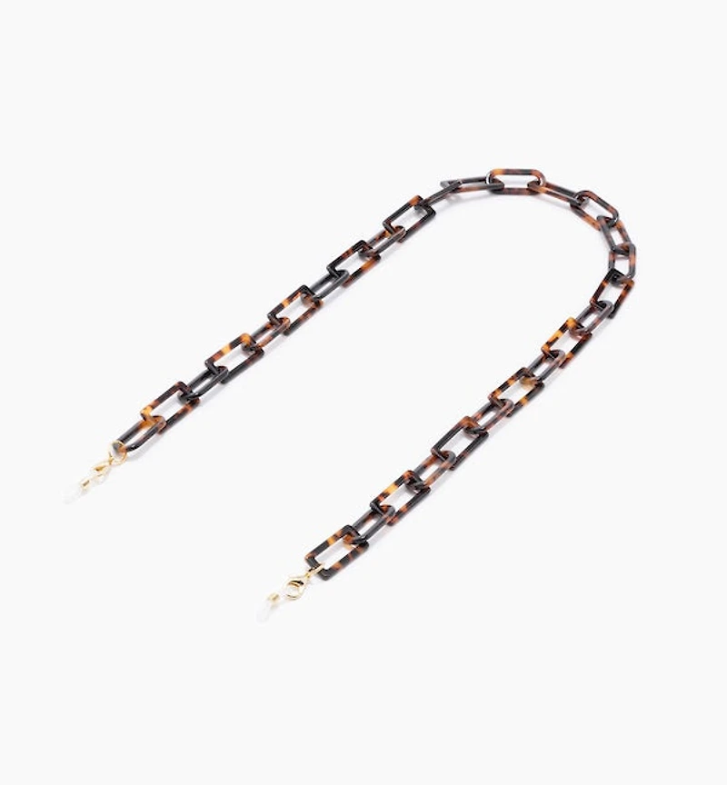 Square Link Acetate Eyewear Chain
