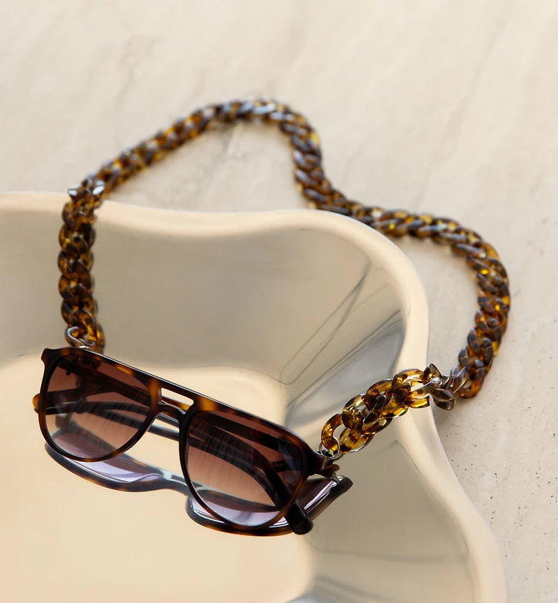 Chunky Acetate Eyewear Chain 700 mm