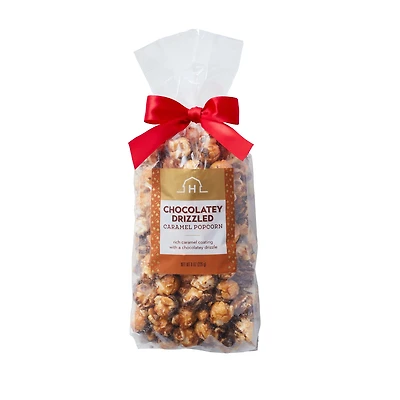 Chocolatey Drizzled Caramel Popcorn