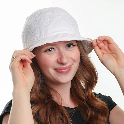 Chapeau cloche de broderie Lorella