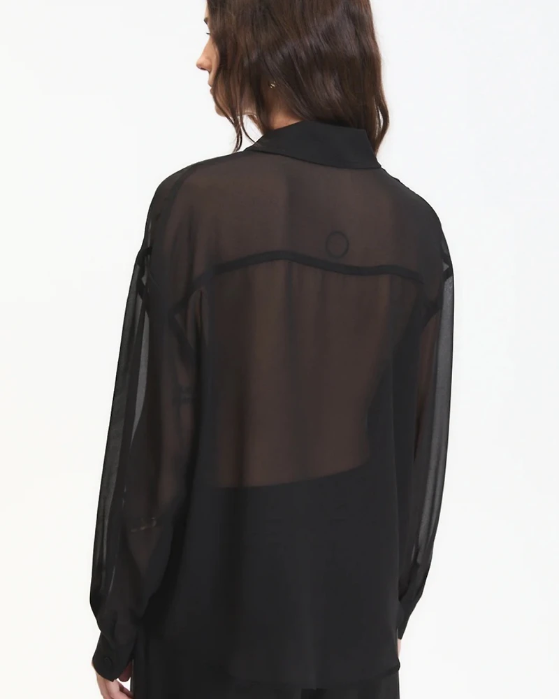 GRAYSON SHEER SHIRT