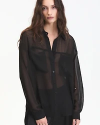 GRAYSON SHEER SHIRT