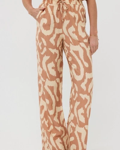 Solar Swing print pants by esqualo