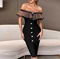 Off the shoulders Long dress