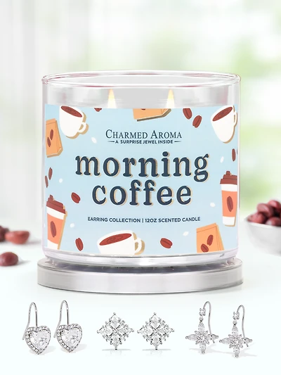 Morning Coffee Candle - Earring Collection