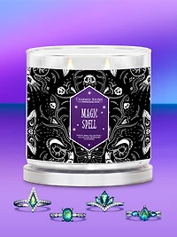 Magic Spell Candle - Mystic Ring Collection