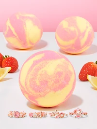 Strawberry Lemonade Bath Bomb - Rose Gold Ring Collection