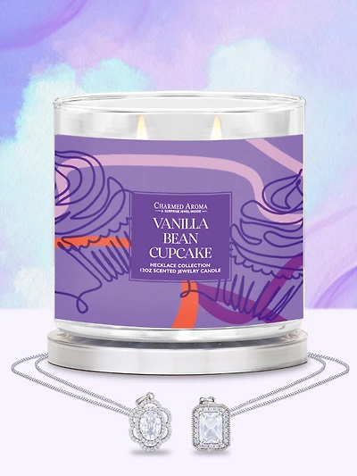 Vanilla Bean Cupcake Candle - Necklace Collection
