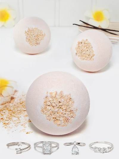 Oatmeal Bath Bomb - Ring Collection