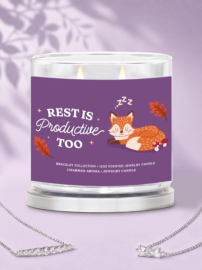 Rest Is Productive Too Candle - Bracelet Collection